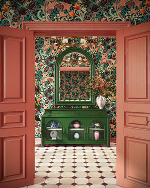 Farringdon 3 Door Orangery Cabinet-Blue Hand Home
