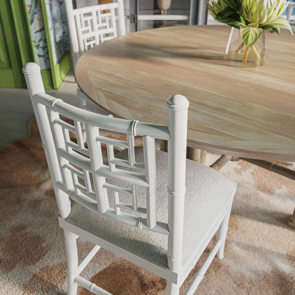 Farringdon Round Dining Table 60''-Blue Hand Home