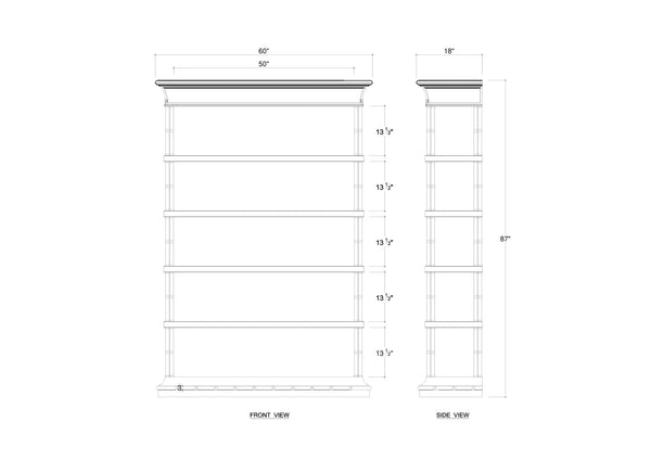 Farringdon Shelving Unit-Blue Hand Home