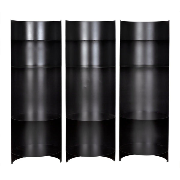 Fassbender Bookcase Set of 3-Noir Furniture-Blue Hand Home