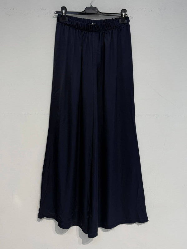 Satin trousers 2577-Blue Hand Home