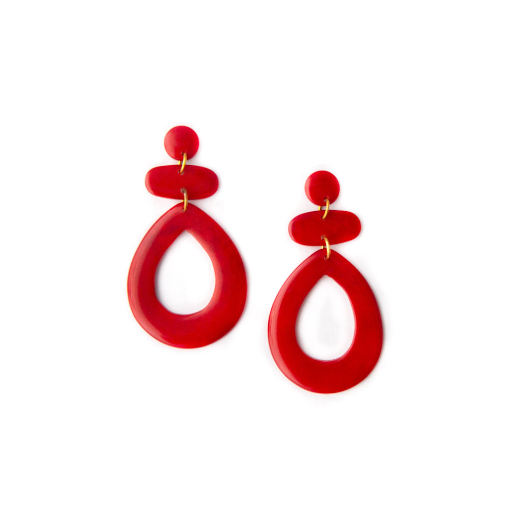 Kylie Earrings-Blue Hand Home