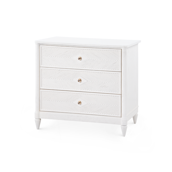 Felicity 3-Drawer End Table-Blue Hand Home