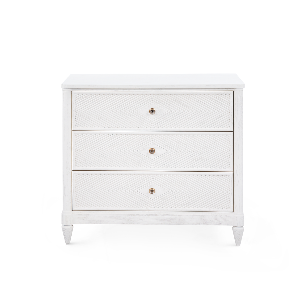 Felicity 3-Drawer End Table-Blue Hand Home