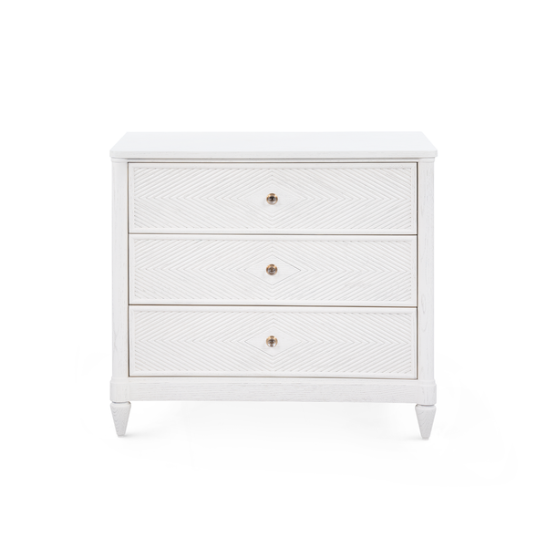 Felicity 3-Drawer End Table-Blue Hand Home