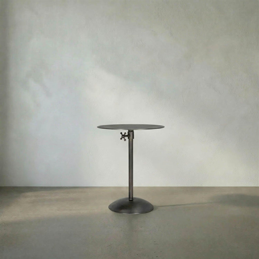 Felix Side Table, Gun Metal Finish-Noir Furniture-Blue Hand Home