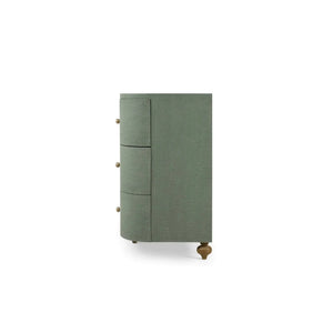 Fenchurch 9 Drawer Linen Wrapped Dresser-Blue Hand Home