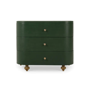 Fenchurch Linen Wrapped 3 Drawer Dresser-Blue Hand Home
