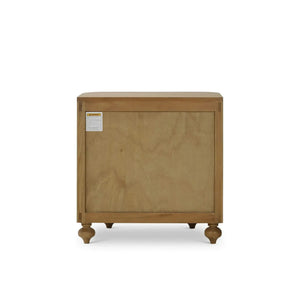 Fenchurch Solid Wood Bedside Table-Blue Hand Home