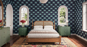 Fenchurch Linen Wrapped 3 Drawer Dresser-Blue Hand Home