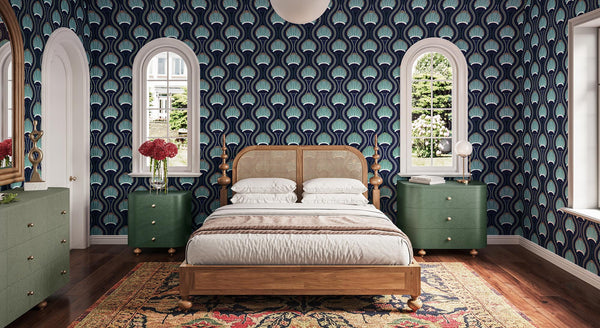 Fenchurch King Bed-Blue Hand Home