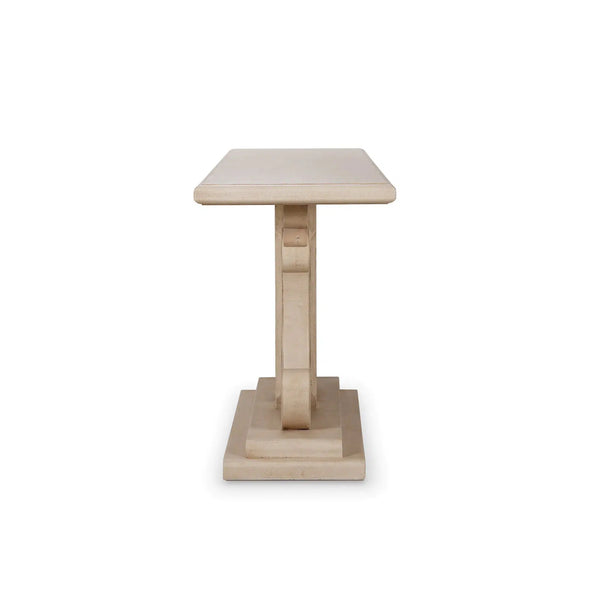 Fiona Pedestal Console Table-Blue Hand Home