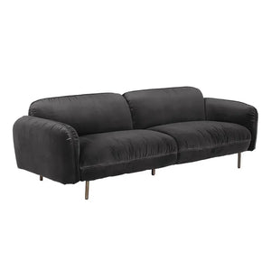 Franklin Sofa, Grey Velvet-Noir Furniture-Blue Hand Home