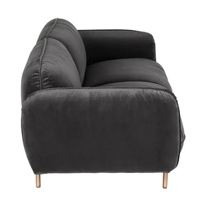 Franklin Sofa, Grey Velvet-Noir Furniture-Blue Hand Home