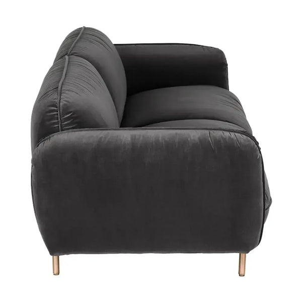 Franklin Sofa, Grey Velvet-Noir Furniture-Blue Hand Home