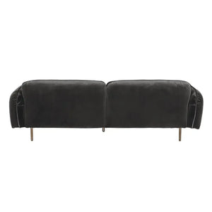Franklin Sofa, Grey Velvet-Noir Furniture-Blue Hand Home