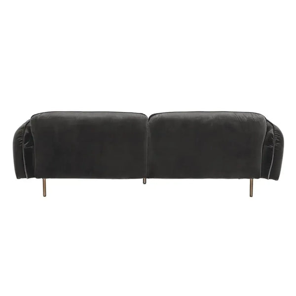 Franklin Sofa, Grey Velvet-Noir Furniture-Blue Hand Home