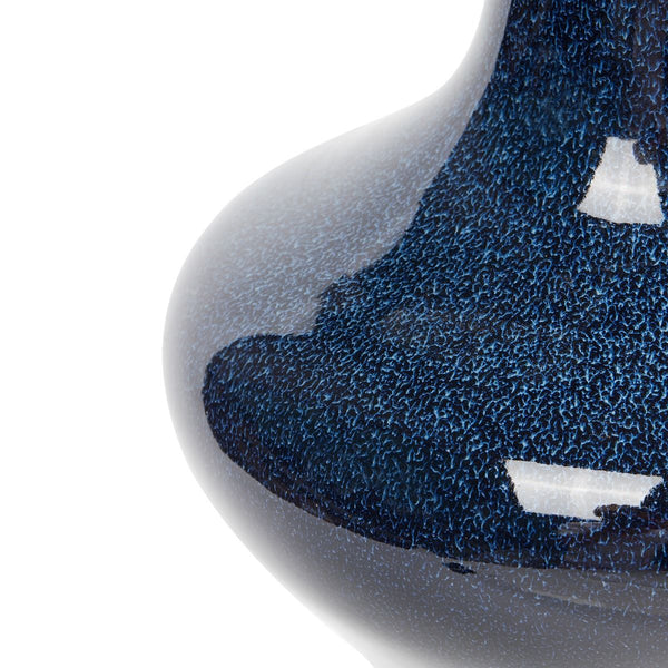 Flare Vase / Deep Blue and White-Villa & House-Blue Hand Home