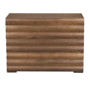 Frederico Three-Drawer Console Table in Rich Dark Walnut-Noir Furniture-Blue Hand Home