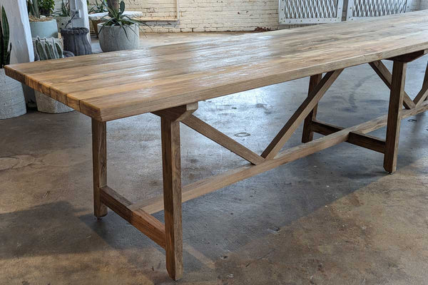 French Farm Table in Teak