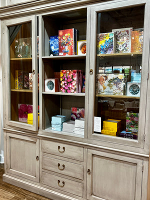 French Farmhouse House Tall Cabinet