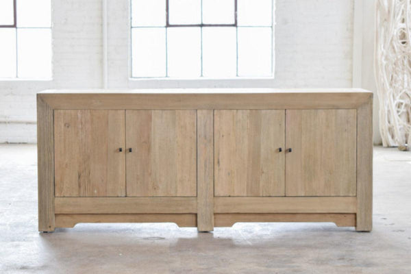 Gansu Buffet in Salvaged Wood-Blue Hand Home