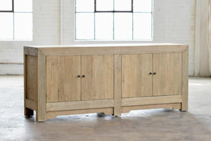 Gansu Buffet in Salvaged Wood-Blue Hand Home