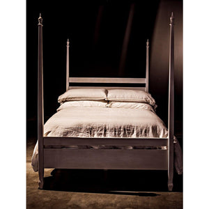 Venice Bed, Queen, White Wash-Noir Furniture-Blue Hand Home