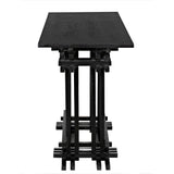 Loyd Console, Hand Rubbed Black-Noir Furniture-Blue Hand Home