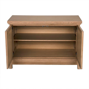 Wellington 2 Door Sideboard, White Oak-Noir Furniture-Blue Hand Home
