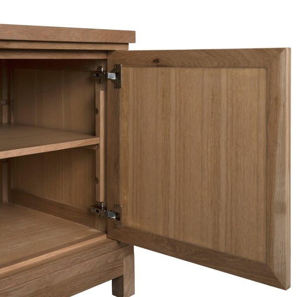 Wellington 2 Door Sideboard, White Oak-Noir Furniture-Blue Hand Home