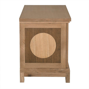 Wellington 2 Door Sideboard, White Oak-Noir Furniture-Blue Hand Home