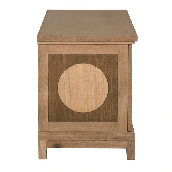 Wellington 2 Door Sideboard, White Oak-Noir Furniture-Blue Hand Home
