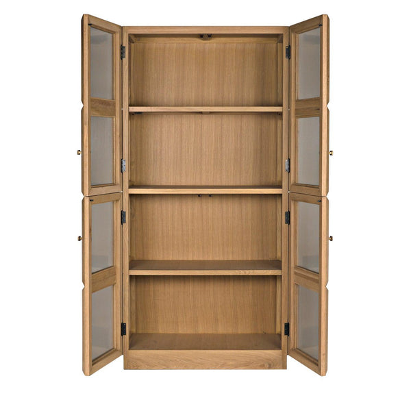 Collins Hutch, White Oak-Noir Furniture-Blue Hand Home