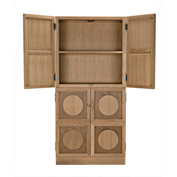 Wellington Hutch, White Oak-Noir Furniture-Blue Hand Home