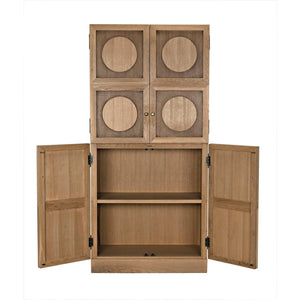 Wellington Hutch, White Oak-Noir Furniture-Blue Hand Home