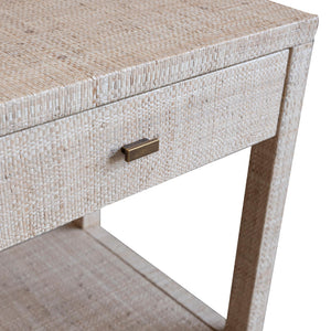 Indigo Road by Egypt Sherrod Gia Raffia Single Drawer Nightstand, 26"H, Natural