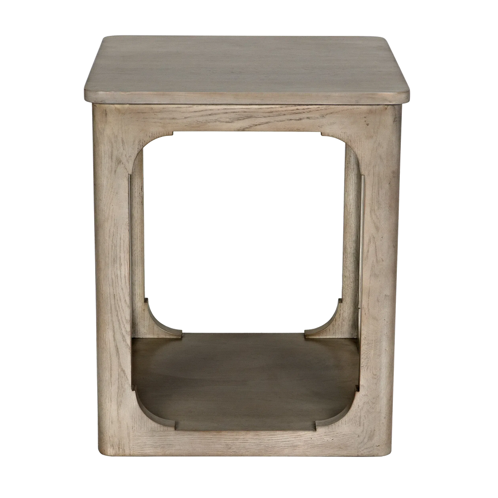Gimso Side Table, Oak - 22x22x26.5-Blue Hand Home