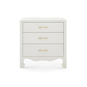 Gianna 3-Drawer End Table-Blue Hand Home