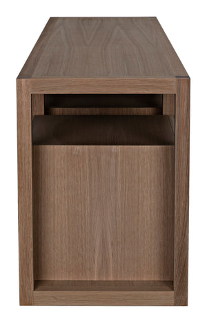 Grant Console, Oak & Oak Plywood - 83x22x30-Blue Hand Home