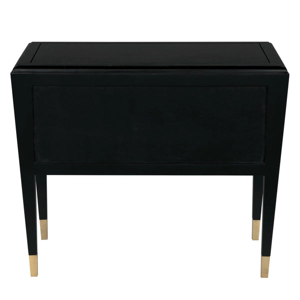 Noir Grant Sideboard, Black-Blue Hand Home