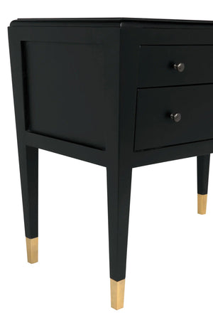 Noir Grant Sideboard, Black-Blue Hand Home