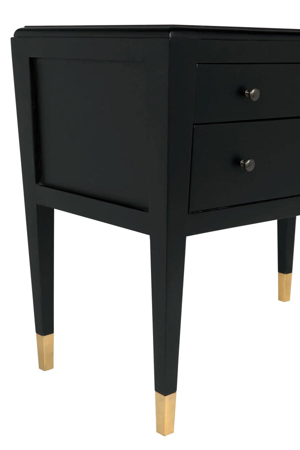 Noir Grant Sideboard, Black-Blue Hand Home
