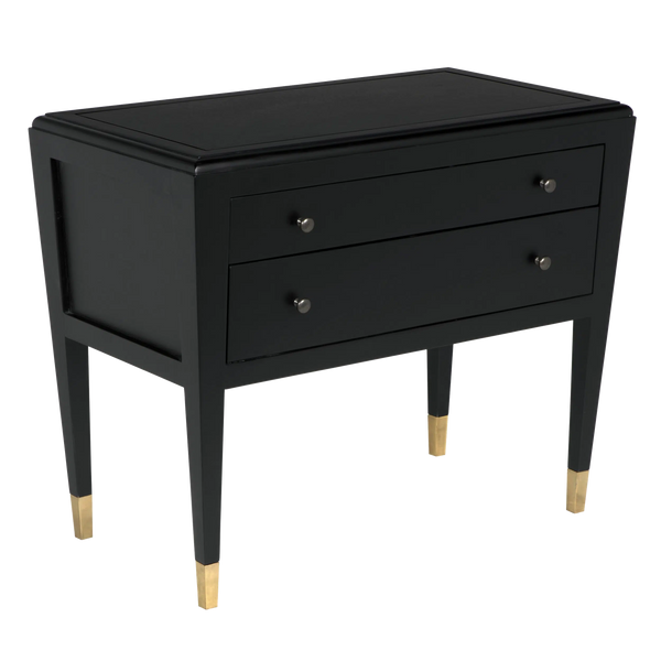 Noir Grant Sideboard, Black-Blue Hand Home