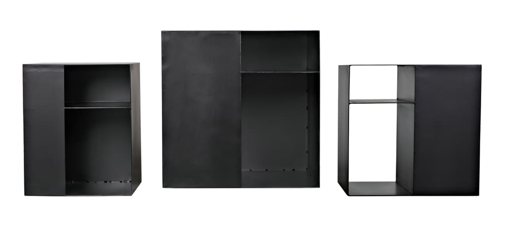 Gropius Cubes-Noir Furniture-Blue Hand Home
