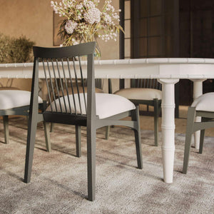 Grosvenor Oval Extension Dining Table 80" extends to 102"-Blue Hand Home