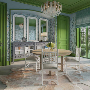 Chelsea Arched Mirror-Blue Hand Home