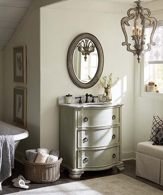 Davis Vanity w/o Marble Top & Sink-Blue Hand Home