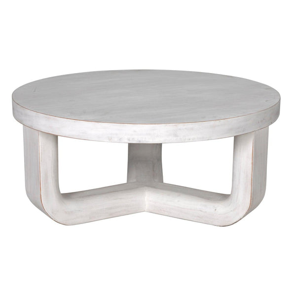 Joel Coffee Table, White Wash-Noir Furniture-Blue Hand Home
