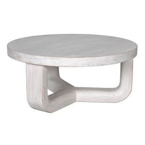 Joel Coffee Table, White Wash-Noir Furniture-Blue Hand Home